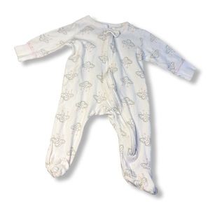 HB printed footed pjs Size: 0-3M